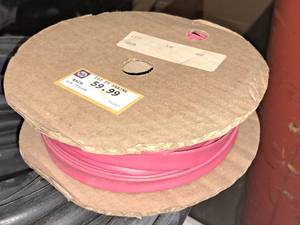 lot 845 image: Red Shrink Wrap Tubing 100x38