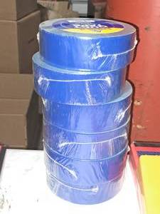 lot 850 image: Lot of (6 Rolls) Tape-It Blue Duct Tape 1.89x60yds (in original packaging)