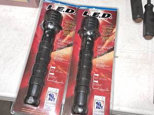 lot 855 image: Lot of (2) Dorcy Super 1 Watt LED Flashlights (in original packaging)
