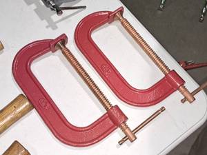 lot 859 image: Lot of (2) 6 C-Clamps