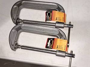 lot 864 image: Lot of (2) Plews 6 C-Clamps 74-023