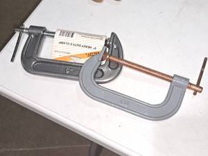 lot 863 image: Lot of (2) 5 Heavy Duty C-Clamps