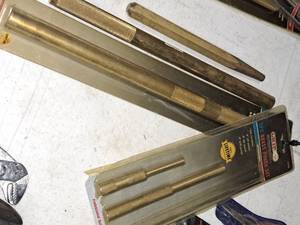 lot 892 image: Lot of (6) Brass Center Punches