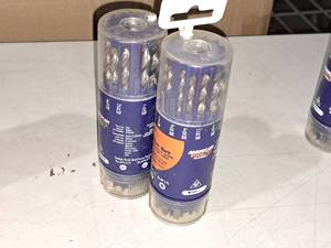 lot 914 image: Lot of (2) Drillminder Plus DrillDrive Set 60175 23-piece (in original packaging)