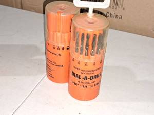 lot 916 image: Dial-A-Drill Industrial HSS Drill Bit Set 13-piece