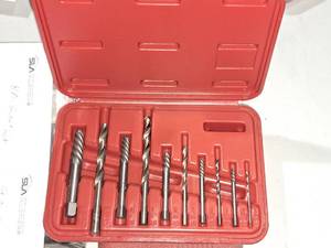 lot 927 image: PowerLift Automotive Combination Extractor and Drill Set 10-piece (in original packaging)