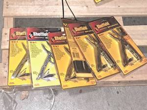 lot 979 image: Lot of (6) Sheffield Crocodile 12-in-1 Multi-Locking Pliers (in original packaging)
