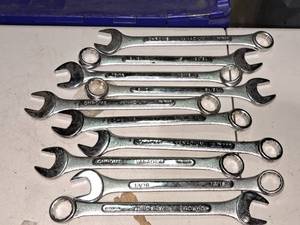 lot 992 image: Lot of (10) 1316 SAE Combination Wrenches