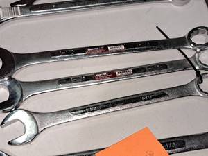 lot 997 image: Lot of (3) Combination Wrenches - 1-12, 1-14