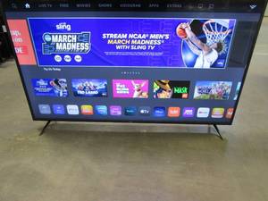 lot 834 image: VIZIO V-Series 70 Class 4K HDR Smart TV - V705-J01 (SPOT ON BOTTOM OF SCREEN, SCREEN REPAIRED ON TOP)