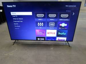 lot 835 image: Element 70 4K UHD Roku Smart TV E4SW7019RKU (LIGHT SCRATCH ON SCREEN)