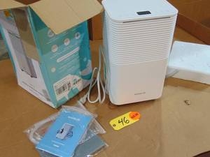 lot 46 image: BUBLUE 2000 Sq. Ft Dehumidifier for Basements, Home and Large Room with Auto or Manual Drainage