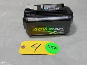 lot 4 image: 40-Volt Lithium-Ion High Capacity 7.5 Ah Battery