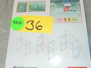 lot 36 image: 3 Pack shelfs closet Kitchen Bath storage
