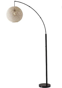 lot 52 image: Adesso Havana 76.5 in. Bronze Arc Floor Lamp