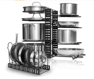 lot 68 image: Geekdigs Food Container Organizer and Pot Rack Organizer