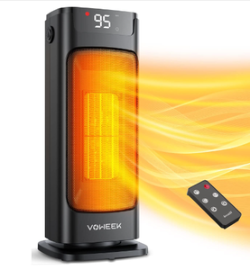 lot 84 image: 24 Space Heater, Voweek 1500W PTC Fast Heating Ceramic Heater - Model YBH680