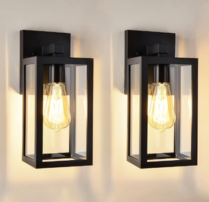 lot 51 image: Brimmel Outdoor Lights Fixtures Wall Mount Lantern