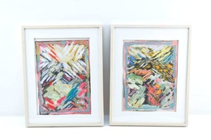 lot 78 image: Pair of Elizabeth Erickson Original Paintings Garden Series I & II