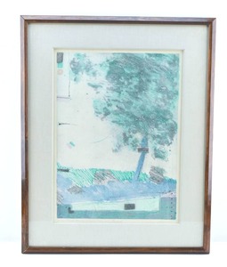 lot 34 image: Ron Pokrasso A Tree Stands Alone Intaglio Print