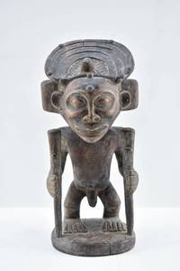 lot 58 image: African Hardwood Carving Sculpture, Possibly Chokwe, Chibinda Ilunga