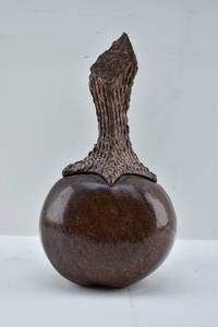 lot 59 image: Heavy Stone Sculpture Signed on Bottom
