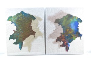lot 141 image: Two Perry Ingli Mixed Media Artworks - Early Spring & Summer to Autumn