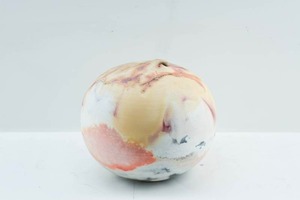 lot 51 image: Jeffrey Zigulis Untitled Raku Fired Ceramic Vessel