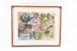 lot 233 image: Theo Tobiasse Wedding Feast Artist Proof Lithograph