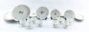 lot 166 image: Gorgeous Rosenthal Carillon Fine Hand Painted Porcelain Set, 32pc.