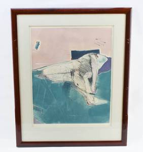 lot 171 image: Ron Pokrasso Studies from Human Conditioning Panel 4 Print