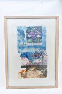 lot 175 image: Christina McPhee Ring of Fire - Point Lobos II Mixed Media Collage