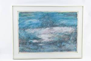 lot 179 image: Roger Kast Island Lake Superior Original Pastel Artwork