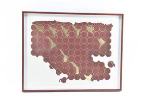 lot 239 image: Philip Larson The Tile Floor (Geese in Flight) Block Monoprint