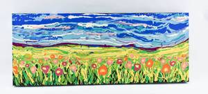 lot 243 image: Jeff Boutin The Happiest Flowers in the World Original Painting