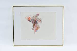 lot 272 image: Christina McPhee Inner Life of Peppers Original Colored Pencil on Paper Drawing