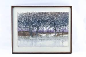 lot 404 image: Signed Print of Landscape