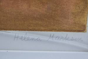 lot 410 image: Helena Markson Newington Green Lithograph