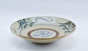 lot 24 image: Antique Chinese Qing Dynasty Platter