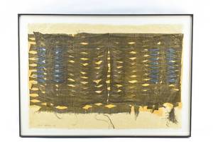 lot 296 image: Steven Hartman B.A.T. Original Mixed Media on Handmade Paper