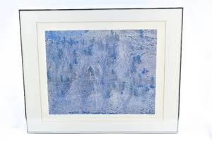 lot 297 image: Larry Stark Alberta Mountain Scape #1 Photo Screenprint