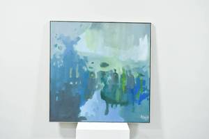 lot 309 image: R. Arnold Embarkation Original Oil Painting