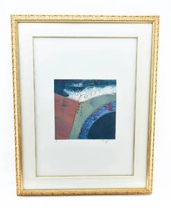 lot 13 image: Kamy Deljou Untitled Original Mixed Media Monotype