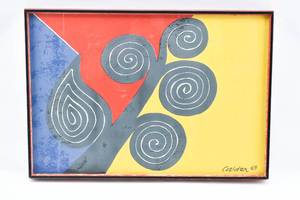 lot 15 image: Alexander Calder Autumn Harvest Lithograph Signed and Dated in the Plate