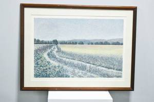 lot 327 image: Luke Pease Farm Road Lithograph