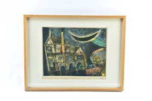 lot 361 image: Augustin Ubeda The Moon (Casas) Lithograph