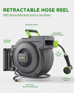 Mytol Retractable Garden Hose Reel