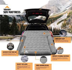 Trekway Offroading Gear SUV Inflatable Air Mattress with Side Chambers