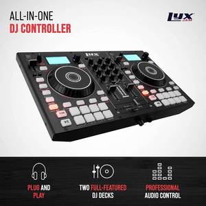 LyxJam 2-Deck Portable DJ Controller