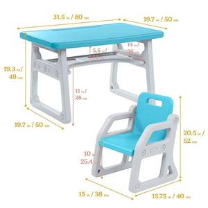 ECR4Kids Toddler Plus Desk and Chair
